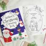 Personalised Children's Elf Christmas Colouring Book - Image 3