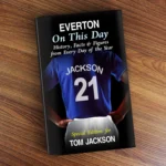 Personalised Everton F.C. 'On This Day' Football Book