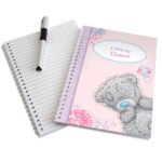 Personalised Me to You Pink Floral Design A5 Notebook - Image 2