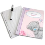 Personalised Me to You Pink Floral Design A5 Notebook - Image 2