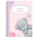 Personalised Me to You Pink Floral Design A5 Notebook - Image 3