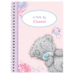 Personalised Me to You Pink Floral Design A5 Notebook - Image 3