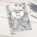 Personalised Botanical Design Colouring Book - Image 5