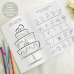 Personalised Pink A4 Wedding Activity & Colouring Book - Image 3