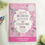 Personalised Pink A4 Wedding Activity & Colouring Book - Image 6