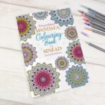 Personalised Mandala Design Colouring Book