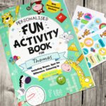 Personalised Children's Fun Activity Book with Stickers