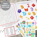 Personalised Children's Fun Activity Book with Stickers - Image 2