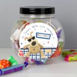 Personalised Boofle Stars Design Sweet Jar
