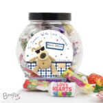 Personalised Boofle Stars Design Sweet Jar - Image 4