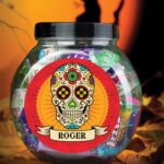 Personalised Sugar Skull Design Sweet Jar - Image 2