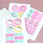 Personalised Children's Baby Unicorn Design Sticker Set - Image 5
