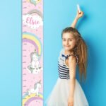 Personalised Children's Baby Unicorn Height Chart