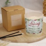 Personalised 'In Loving Memory' Scented Frosted Glass Jar Candle - Image 2
