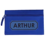 Personalised Bold Name Blue Pencil Case - Image 4