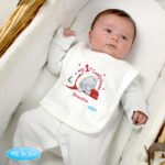 Personalised Me to You 'My 1st Christmas' 0-3 Months Baby Bib - Image 2