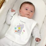 Personalised Tiny Tatty Teddy Cuddle Bug 0-3 Months Baby Bib