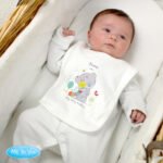 Personalised Tiny Tatty Teddy Cuddle Bug 0-3 Months Baby Bib - Image 2