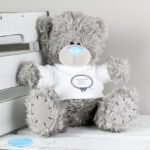 Personalised Any Message Me to You Pastel Bow Design Plush Teddy Bear - Image 3