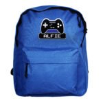 Personalised Children's Gaming Controller Design Blue Backpack - Image 3
