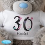 Personalised Me to You Birthday Big Numbers Plush Teddy Bear - Image 2