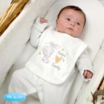 Personalised Tiny Tatty Teddy 'I Heart' 0-3 Months Baby Bib - Image 2