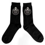 Personalised '2 Years Down Forever To Go' Anniversary Men's Black Socks - Image 3