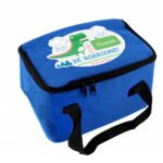 Personalised Children's Dinosaur 'Be Roarsome!' Blue Lunch Bag - Image 5
