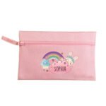 Personalised Children's Cute Bunny Design Pink Pencil Case - Image 4