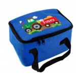 Personalised Children's Tractor Design Blue Lunch Bag - Image 6