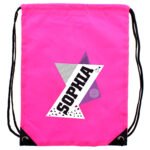 Personalised Children's Funky Design Pink Kit Bag - Image 4