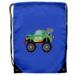 Personalised Children's Monster Truck Design Blue Kit Bag - Image 2