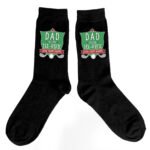 Personalised 'Tee-Rific' Men's Black Socks - Image 4