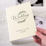 Personalised Botanical Design 6x4 Wedding Photo Album with Sleeves - Image 2