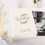 Personalised Botanical Design 6x4 Wedding Photo Album with Sleeves - Image 3