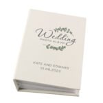 Personalised Botanical Design 6x4 Wedding Photo Album with Sleeves - Image 4