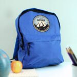 Personalised Children's 'Every Day Is An Adventure' Blue Backpack - Image 3