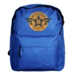 Personalised Children's Badge Design Blue Backpack - Image 5