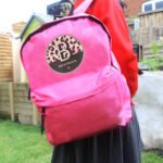 Personalised Children's Leopard Print Design Pink Backpack - Image 2