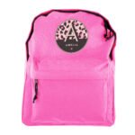 Personalised Children's Leopard Print Design Pink Backpack - Image 5