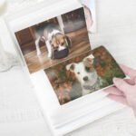 Personalised Dogs Bone & Paw Print Design 6x4 Photo Album with Sleeves - Image 2