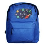 Personalised Children's Space Themed Blue Backpack - Image 5