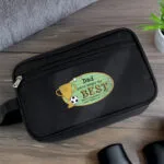 Personalised 'You're Simply The Best' Black Toiletry Bag - Image 3