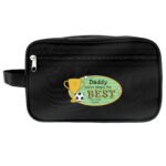 Personalised 'You're Simply The Best' Black Toiletry Bag - Image 4