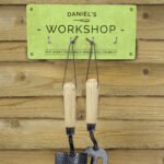 Personalised 'Workshop' Wooden Hooks - Image 2