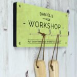 Personalised 'Workshop' Wooden Hooks - Image 3