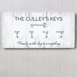 Personalised Any Message & Names Classic Wooden Key Hooks - Image 4