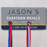Personalised Achievement Wooden Medal Hooks