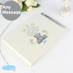 Personalised Me to You Religious Cross Design Hardback Guest Book & Pen - Image 2
