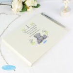 Personalised Me to You Religious Cross Design Hardback Guest Book & Pen